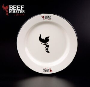 Talerz emaliowany BeefMaster x Emalco 24 cm